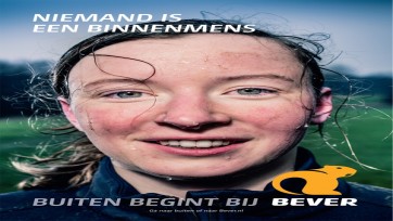 Niemand is een binnenmens, vindt Bever