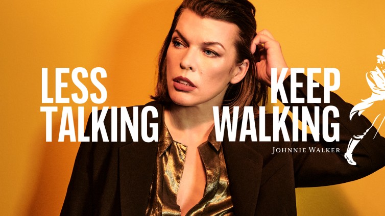 Johnnie Walker presenteert nieuwe campagne met Milla Jovovich in de hoofdrol