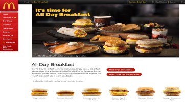 McDonald's groeit weer in Amerika dankzij 'All Day Breakfast'