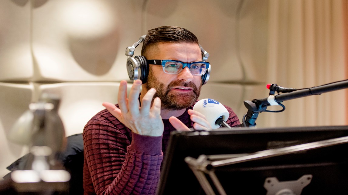 Jurgen van den Berg, van het Radio 1 Journaal