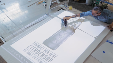 Grolsch 0.0% Radler maakt billboards van citroensap