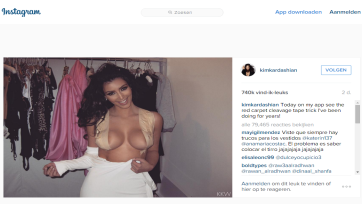 Praxis was veel eerder met de decolletape dan Kim Kardashian