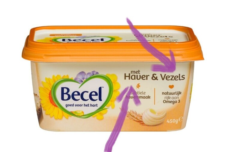 Met (heel weinig) Haver & (heel weinig) Vezels
