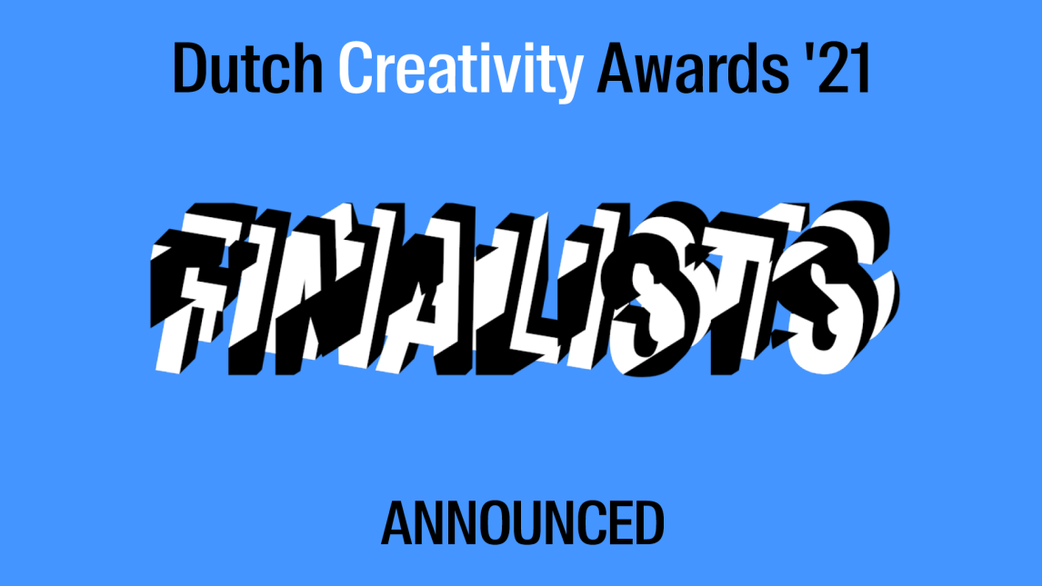 Alle finalisten voor de Dutch Creativity Award 2021 bekend