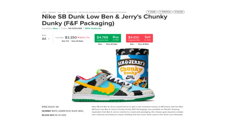 Chunky Dunky doet het goed op de sneaker-beurs