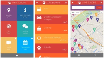 Vluchtelingen hebben nu hun eigen app, Love Europe