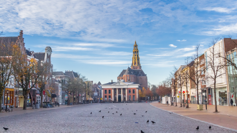 De Vismarkt in Groningen.