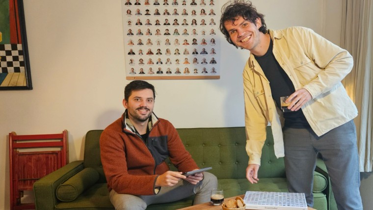 Luc van den Boogaart en Jens Hellewaard van het Volksportret