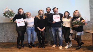 7 digital marketingtalenten ontvangen e-Academy certificaat