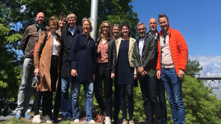 De Nederlandse delegatie met Sandeep Chawla als derde van rechts.