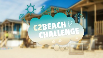 C2B verhuist kantoor een volle werkweek naar strand