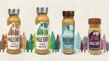 Campagne nieuw merk Whole Earth Peanut Butter: 'Dit is geen pindakaas'