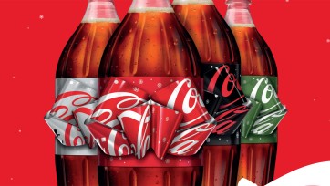 Coca-Cola Christmas bow-label wint Packaging Innovations Award 2016