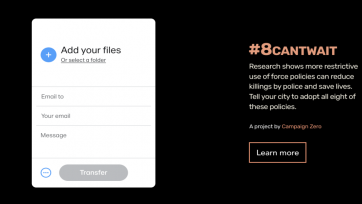 WeTransfer stelt advertentieruimte beschikbaar aan BLM-beweging: 'Aan holle woorden heb je niets'