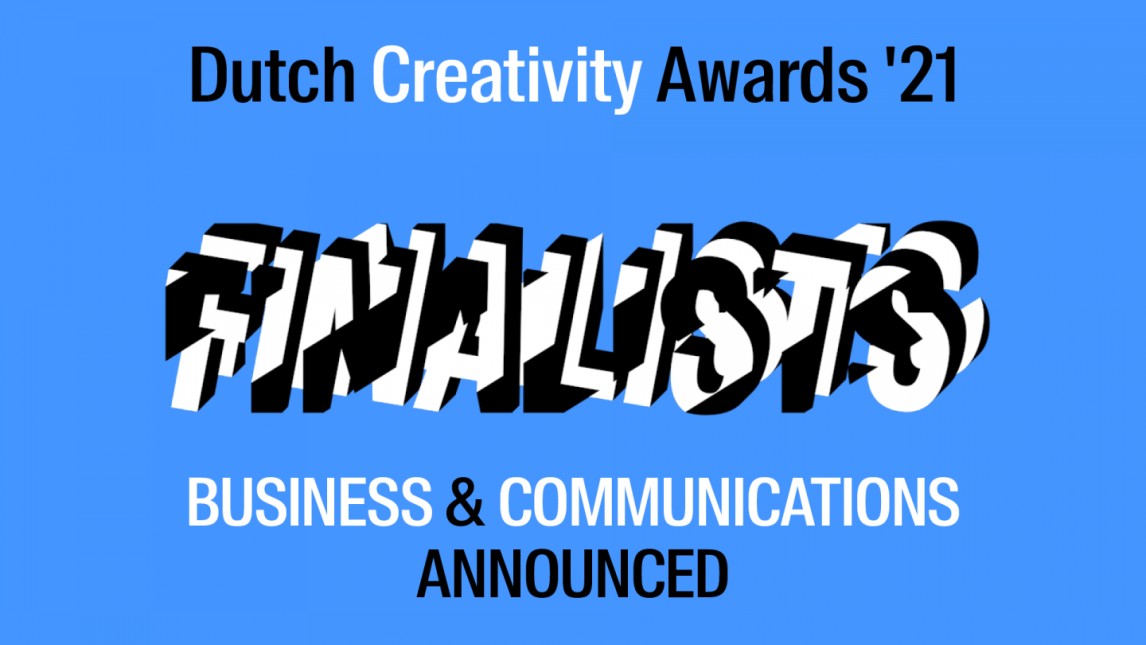 Eerste finalisten van de Dutch Creativity Awards bekend