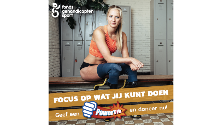 Fonds Gehandicaptensport start campagne ‘Van PowerTalk to PowerTikkie’