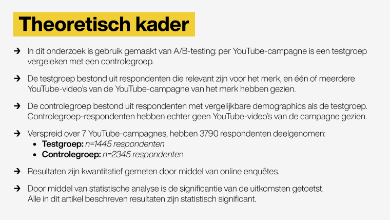 Theoretisch kader YouTube Merkonderzoek