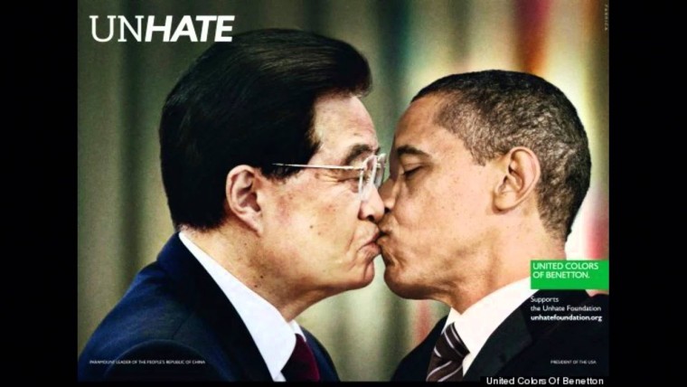 'Unhate'-campagne van Benetton