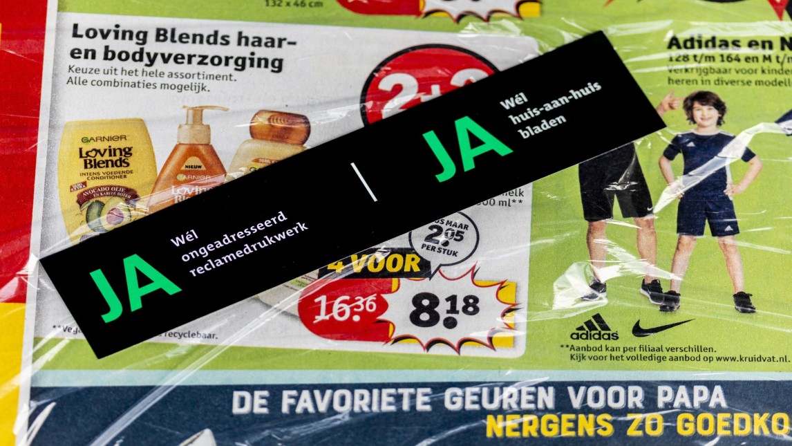 Ja/Ja-sticker