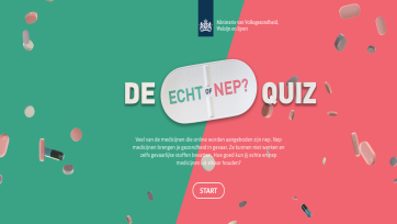 Ministerie van VWS lanceert leerzame medicijnen-quiz