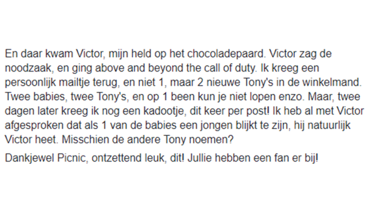 Victor in actie 