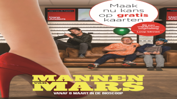 Hans Anders contentpartner van film Mannen van Mars