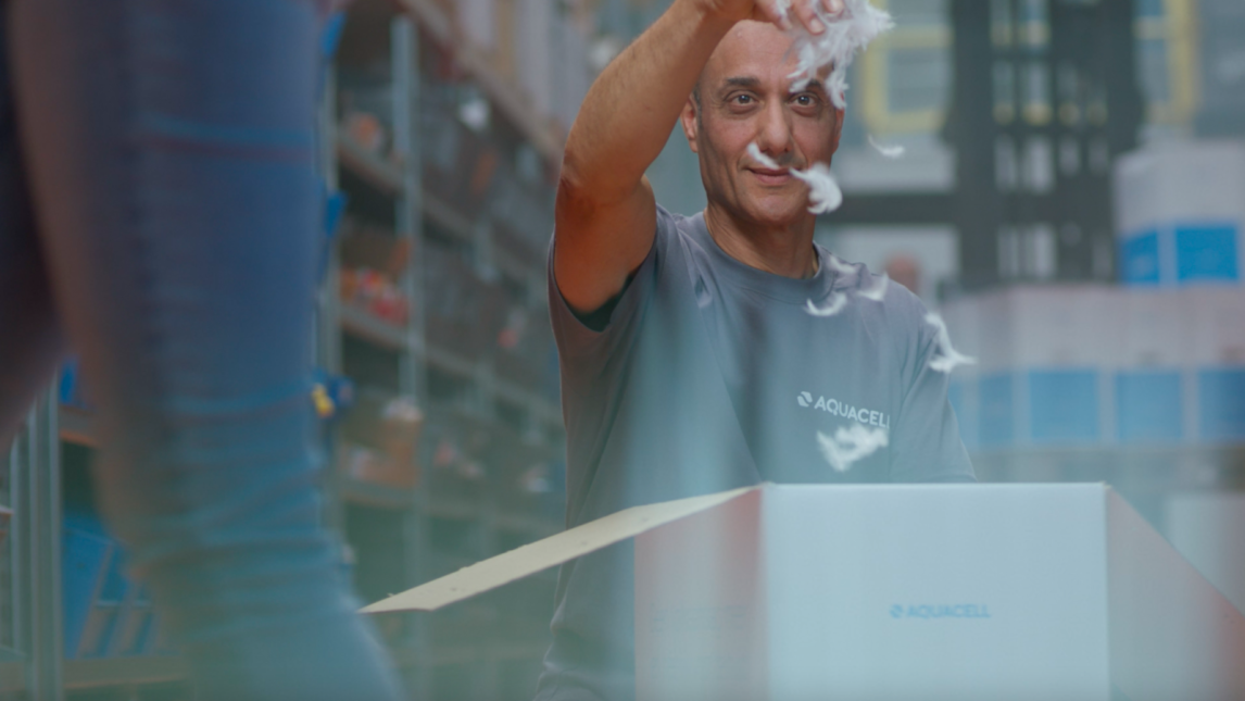 Aquacell is na een halfjaar afwezigheid terug in de reclameblokken