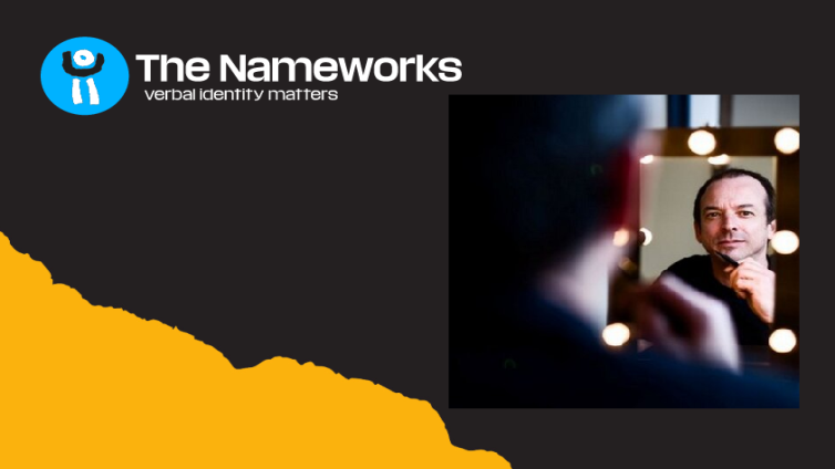 Beeld van de homepage van The Nameworks, met Robert Jan Heyning in inzetje