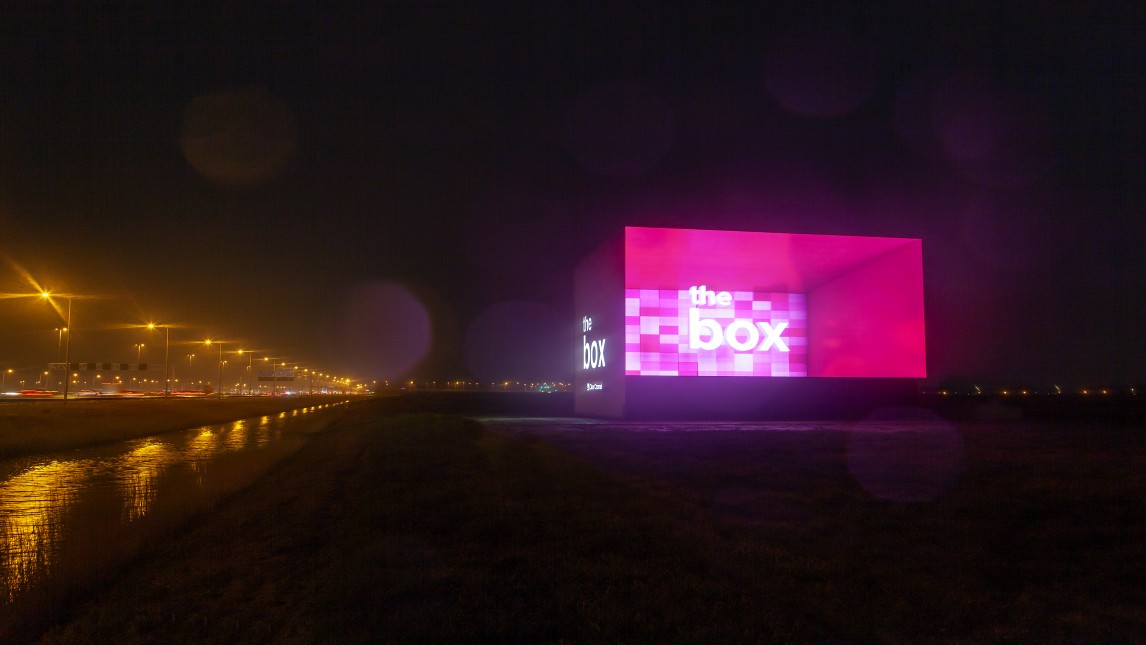 The Box langs de A4 vlakbij Schiphol