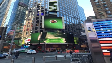 Heineken en bureau Boomerang pakken uit met 13 billboards op Times Square