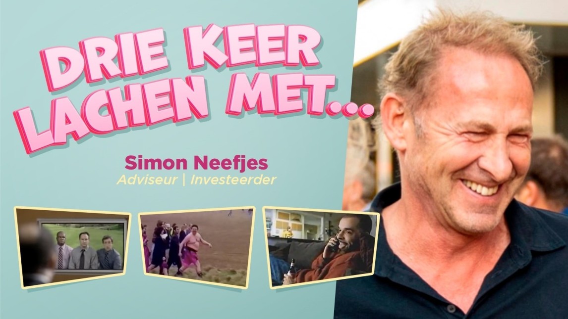 Drie keer lachen met ... Simon Neefjes