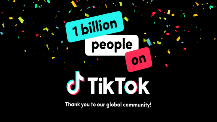 1 miljard tiktok gebruikers