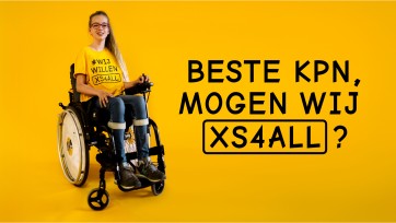 Stichting doet oproep aan KPN: doneer de naam XS4ALL aan alle gehandicapte kinderen