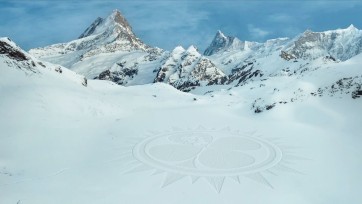 Cheel rondt Samsung-campagne af met 'episch sneeuwkunstwerk'