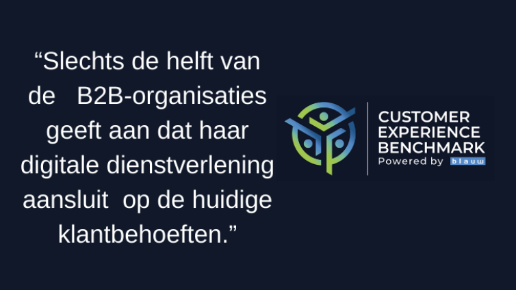 B2B-organisaties blijven achter op customer experience