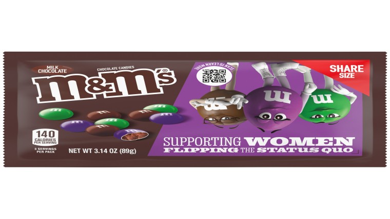 het woke M&M-pakje