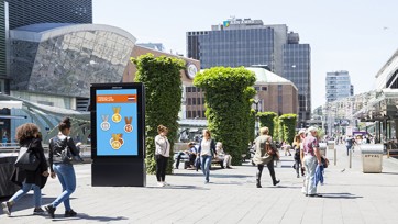 Medaillespiegel paralympisch TeamNL nu ook op buitenreclame JCDecaux