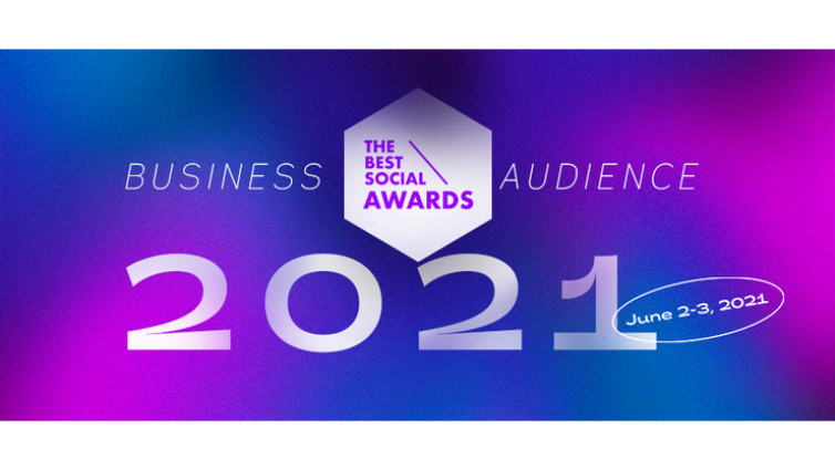 the best social awards 2021 - business audience