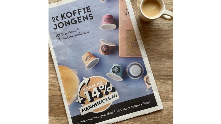 Advertentie volkskrant 