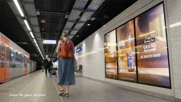 “Grand Pilsener” de smaakvolle beleving op metrostation