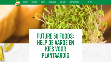 Knorr werpt zich met duurzame ingrediëntenlijst op als voedselsysteemverbeteraar