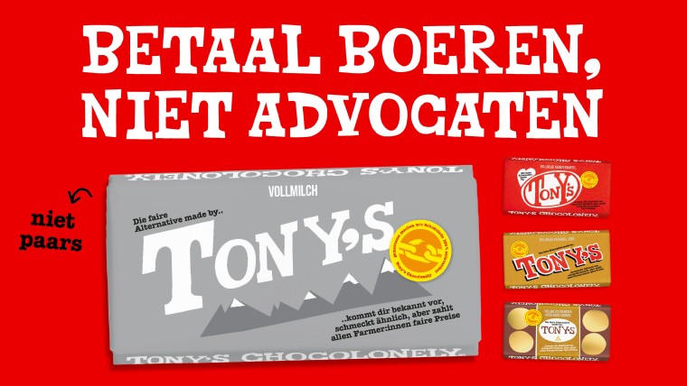 De reactie van Tony's op de rechtszaak van Mondelez