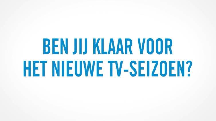 Ben jij klaar voor het nieuwe tv-seizoen?