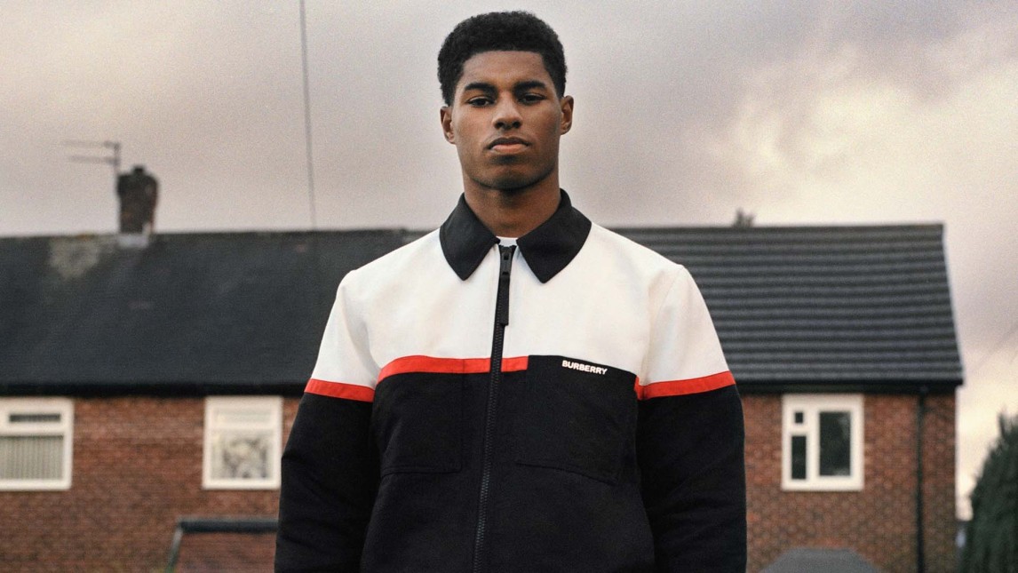 De Britse voetballer Marcus Rashford