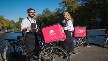 Foodora Nederland in de etalage gezet