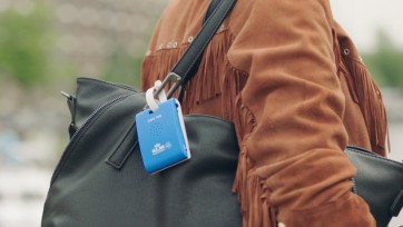 Intelligent KLM-bagagelabel geeft toeristen tips over Amsterdam