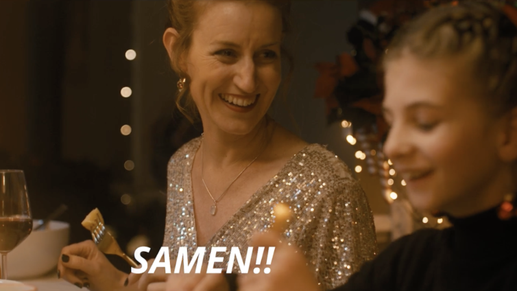 de speld kerstcommercial