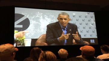 Barack Obama steelt de show op #SXSW16