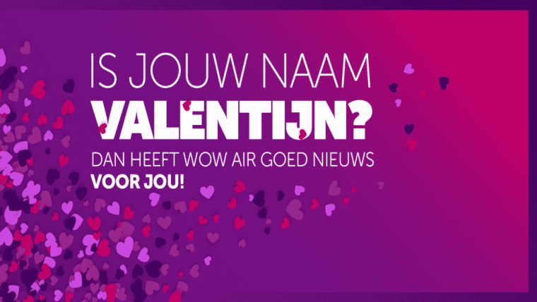 Valentijnsactie voor alle 'Valentijns'