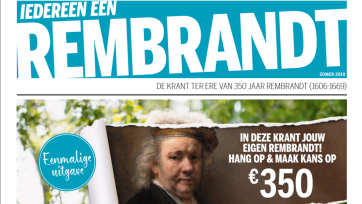 3,5 miljoen huishoudens krijgen krant ‘Iedereen een Rembrandt’